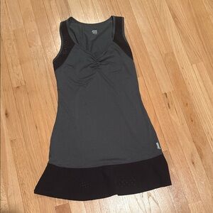 Gray and Black Athletic Dress